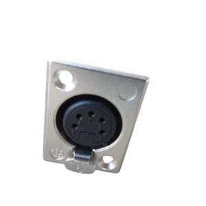 Conector XLR5 hembra Chasis