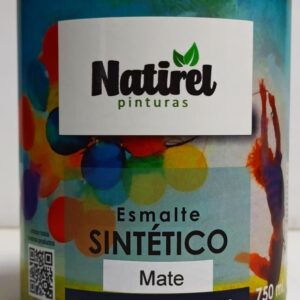 Esmalte Sintético Blanco Mate Natirel 750 ml.