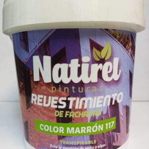 Revestimiento Marrón 117 Natirel 14 Litros.