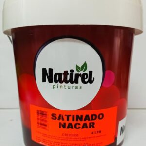 Satinado Nacar Natirel Blanco 4 Litros.