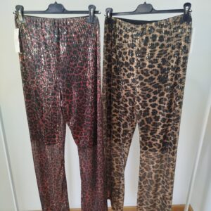 Pantalón leopardo con lentejuelas 2 colores