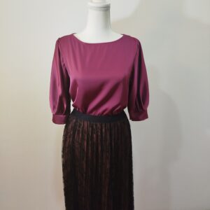 Blusa de satén. 3 colores