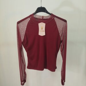 Jersey top con trasparencia última unidad