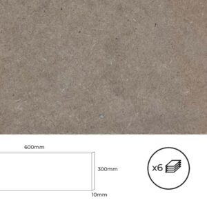 SET 6 TABLEROS MDF 600x300x10mm. BERTINI