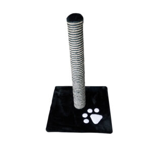 RASCADOR SAVANNA POSTE NEGRO 63x40x40cm  NAYECO