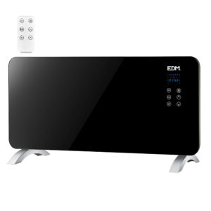 CONVECTOR CON PLACA DE CRISTAL 2000W EDM