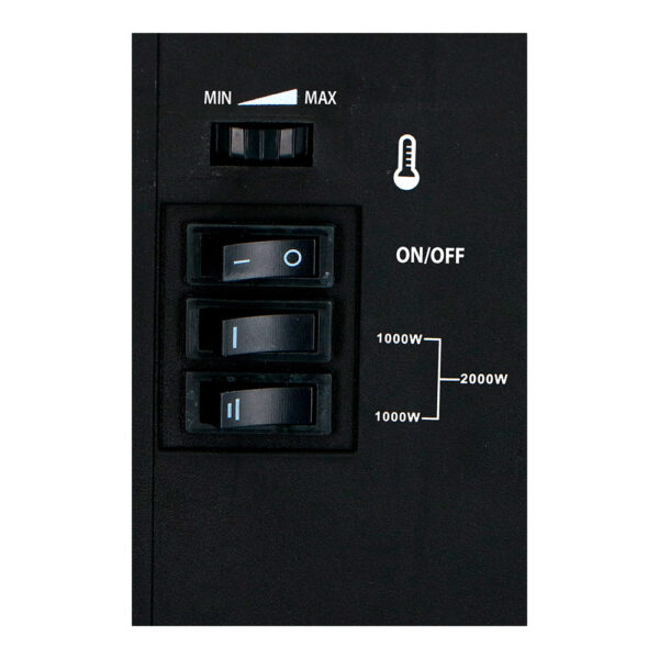 ESTUFA/CHIMENEA DE LED MODELO TORINO 2000W - Imagen 5