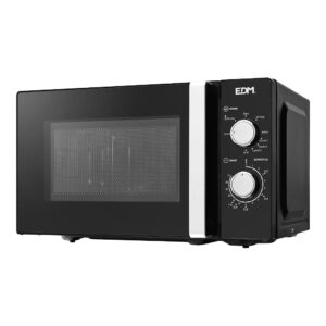 MICROONDAS 700W CON GRILL 1000W BLACK DESIGN EDM