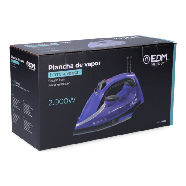 PLANCHA DE VAPOR 2000W 220-240V MODELO PEQUEÑO EDM - Imagen 4
