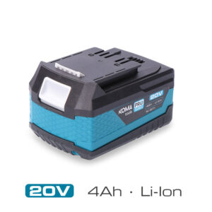 BATERIA LI-ION 20 V 4.0 Ah 11,8 x 7,4 x 6,7 cm