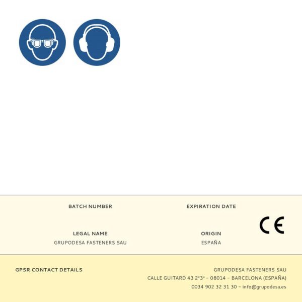 CLAVADORA NEUMÁTICA CSK P06 EXPERT 86900006 SALKI - Imagen 5