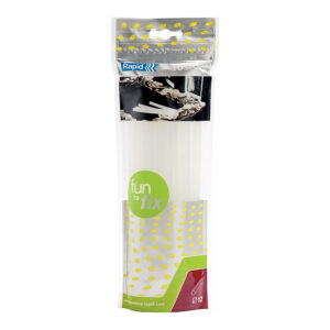 BOLSA 10 BARRAS COLA FUN TO FIX TRANSP. Ø12x190mm 23499500 RAPID