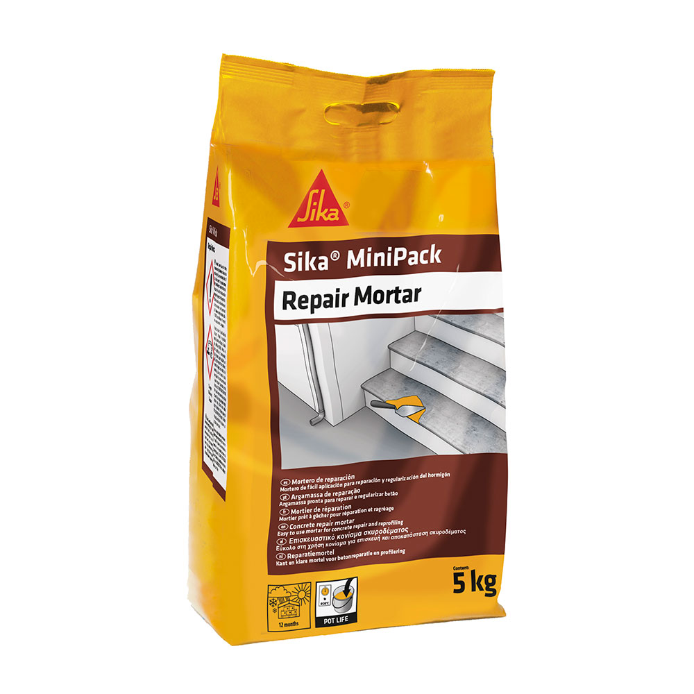 SIKAMINIPACK MORTERO DE REPARACIÓN GRIS 5 Kg