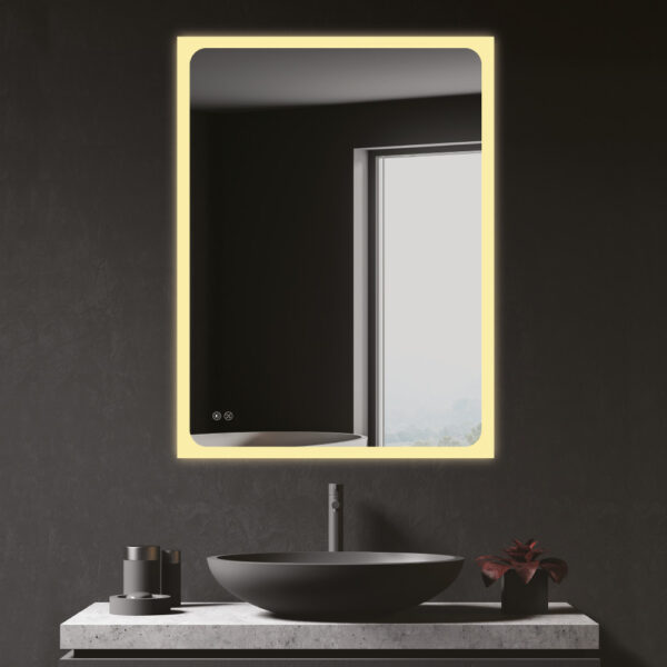 ESPEJO RECTANGULAR CON LED 20W 80x60cm EDM - Imagen 4