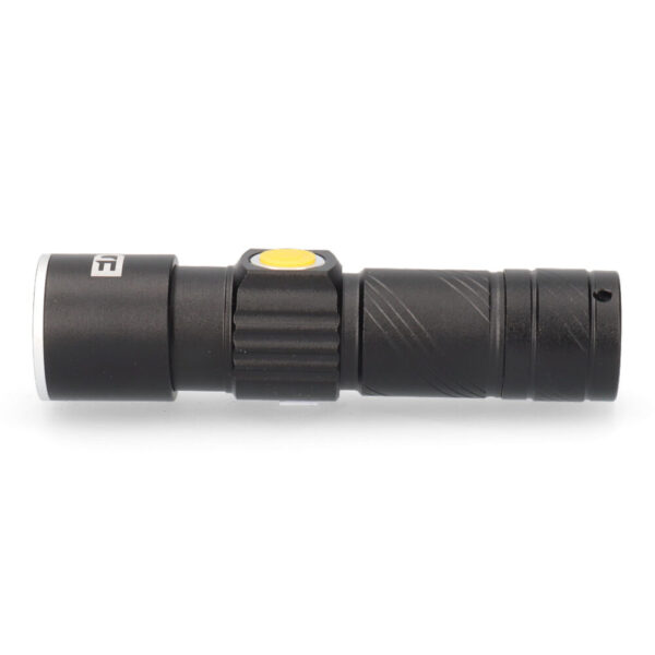 MINI LINTERNA CON ZOOM 1 LED 120Lm/40Lm/ FLASH 9.000K RECARGABLE CON USB. - Imagen 2
