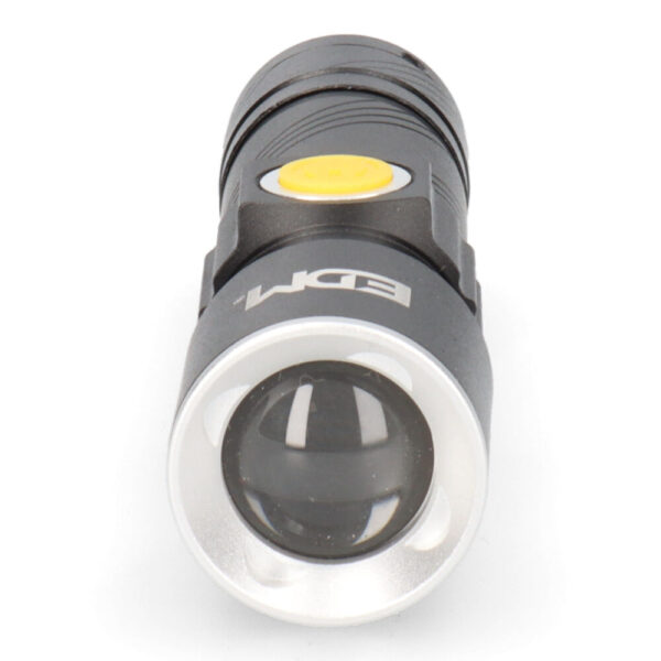 MINI LINTERNA CON ZOOM 1 LED 120Lm/40Lm/ FLASH 9.000K RECARGABLE CON USB. - Imagen 3