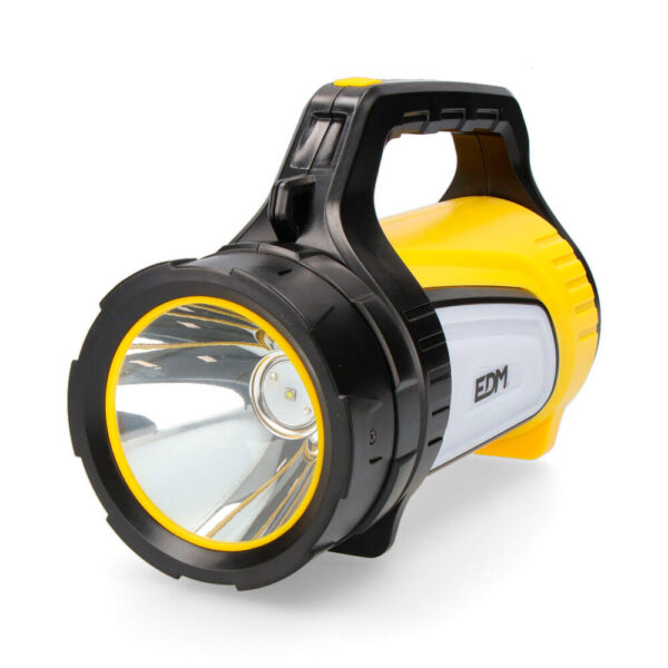 LINTERNA DE CAÑÓN MULTIFUNCION. LUZ PRINCIPAL 10W 350Lm  + LATERAL 3W 100Lm + LATERAL ROJO 3W 20 Lm Y POWER BANK