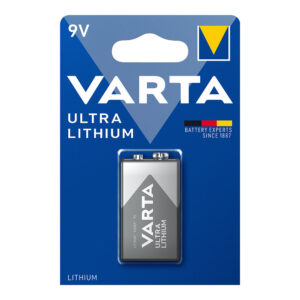 PILA VARTA ULTRA LITHIUM 9V - 6LR61 (BLISTER 1 unid.) 26,5x17,5x48,5mm