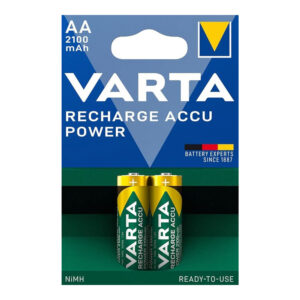 BLISTER 2 PILAS AA 2100mAh  RECARGABLE  ACCU POWER VARTA