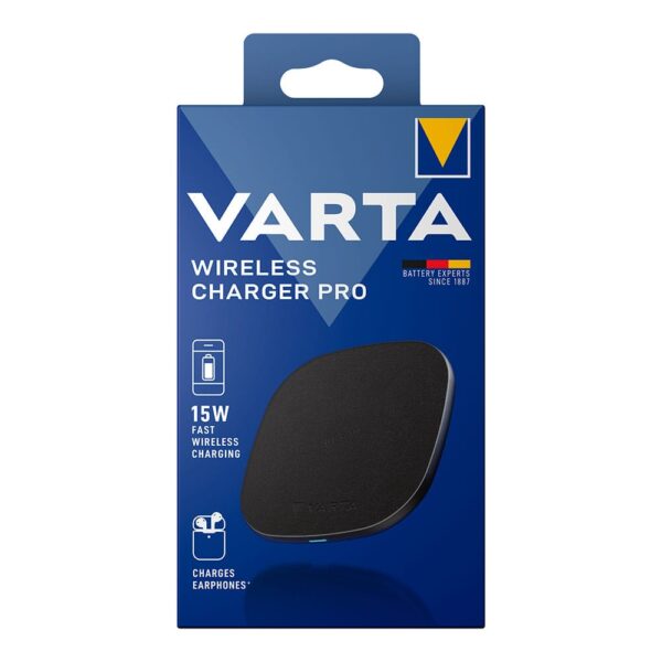 CARGADOR INALAMBRICO WIRELESS CHARGER PRO 15W VARTA - Imagen 3