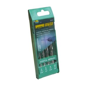 JUEGO DE 4 BROCAS WIDIA STANDARD 5/6/8/10mm WJ4 MOTA