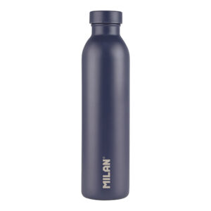 BOTELLA ISOTÉRMICA DE ACERO INOXIDABLE 304 591ml AZUL MARINO, EDICIÓN SUNSET MILAN