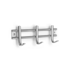 COLGADOR ACERO INOXIDABLE 3 GANCHOS 3716-1-00 (BLISTER) INOFIX