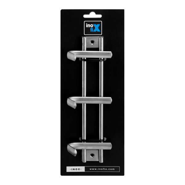 COLGADOR ACERO INOXIDABLE 3 GANCHOS 3716-1-00 (BLISTER) INOFIX - Imagen 2