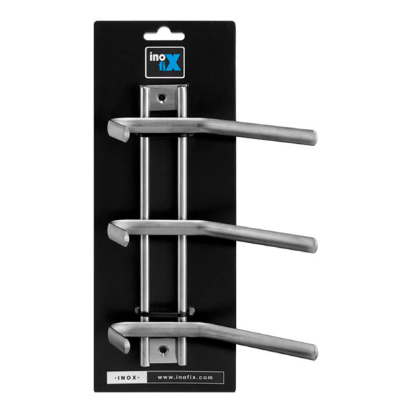 COLGADOR ACERO INOXIDABLE 6 GANCHOS DOBLE 3716-1-00 (BLISTER) INOFIX - Imagen 2