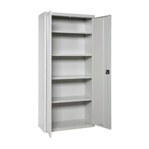 ARMARIO MULTIUSOS  2 PUERTAS 4 BALDAS, 80 x 40 x 180 cm