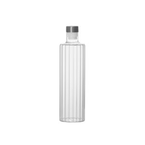 BOTELLA CRISTAL, TAPON INOX 1 L