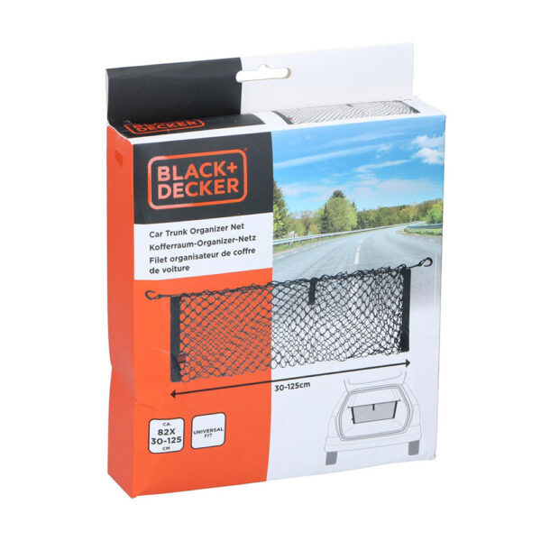 RED ORGANIZADOR DE MALETERO TRASERO DE AUTOMÓVIL BLACK+DECKER - Imagen 3