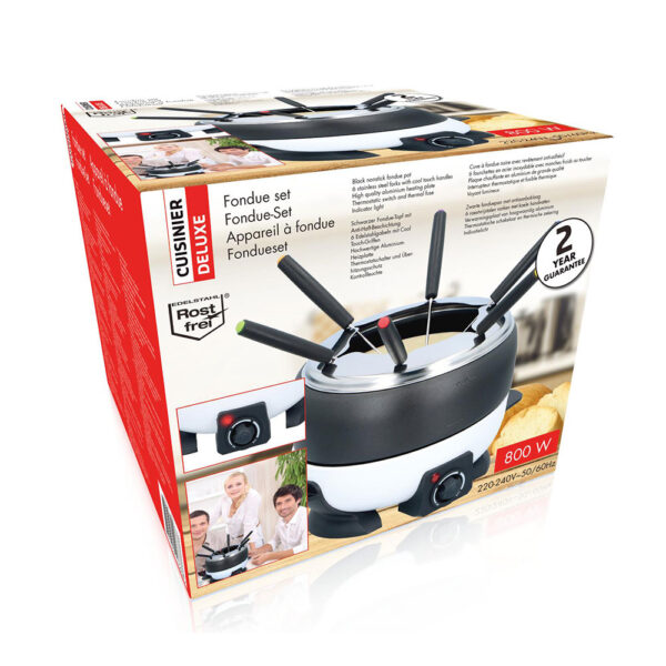 JUEGO DE FONDUE 230V~ 800W 2,3L CUISINIER DELUXE - Imagen 2