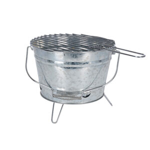 BARBACOA DE ZINC MODELO BARRIL Ø27cm BBQ