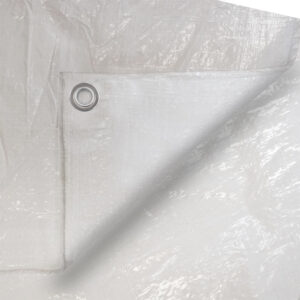 TOLDO 4x5m DE DOBLE CARA. COLOR BLANCO. DENSIDAD 90g/m² EDM