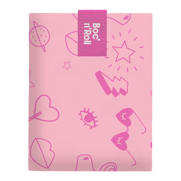 BOC'N'ROLL PORTA BOCADILLOS REUTILIZABLE ESSENTIAL PAINT UNICORN 11x15cm
