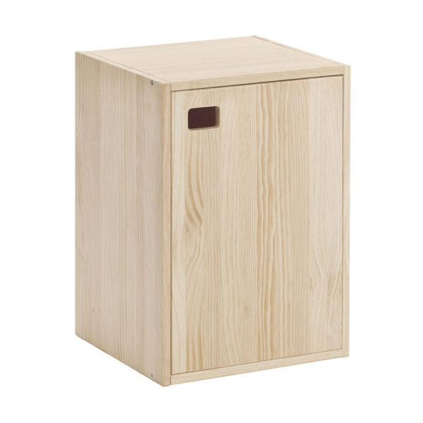 MUEBLE DINAMIC 1 PUERTA MODULO VERTICAL PINO MACIZO 37,3x33x53,5cm ASTIGARRAGA - Imagen 2