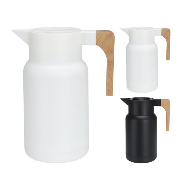 JARRA TERMO 1l, ASA MADERA, 2 COLORES