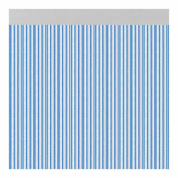 CORTINA PARA PUERTA MODELO "BRESCIA" COLOR AZUL 90x210cm M63169 ACUDAM