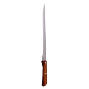 CUCHILLO JAMONERO CON MANGO DE MADERA 36,5cm GOURMET KITCHEN