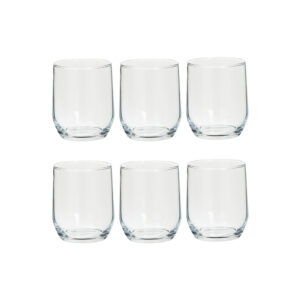 SET 6 VASOS DE AGUA DE CRISTAL COLECCION PAOL 31,5cl
