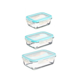 CONJUNTO 3 FIAMBRERAS DE CRISTAL TAMAÑOS VARIOS