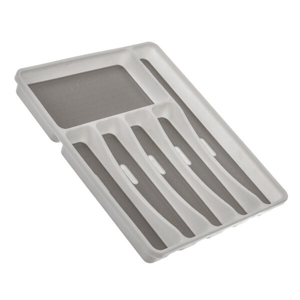 CUBERTERO PLASTICO, BLANCO 32,5x5x40 cm KOZINA