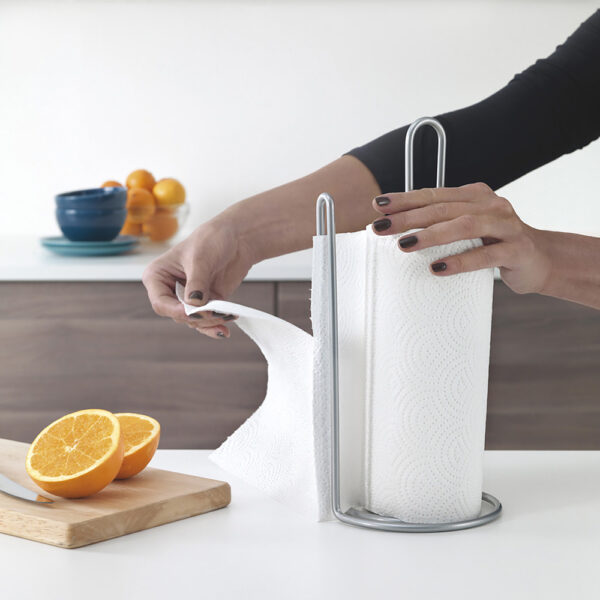 PORTARROLLOS DE COCINA 'MY-ROLL' Ø15x32cm METALTEX - Imagen 4