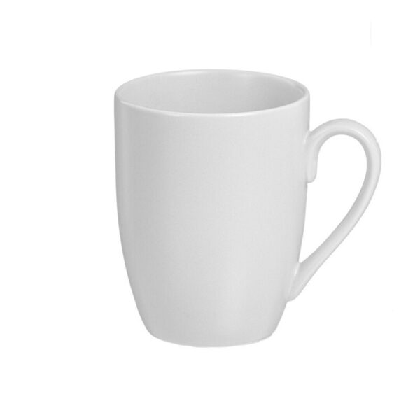 PACK 6 TAZAS PORCELANA MATE 350 ml BLANCO KOZINA