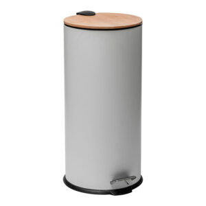 PAPELERA DE BAMBU-BLANCO 30 l COLECCIÓN 'BALTIK'