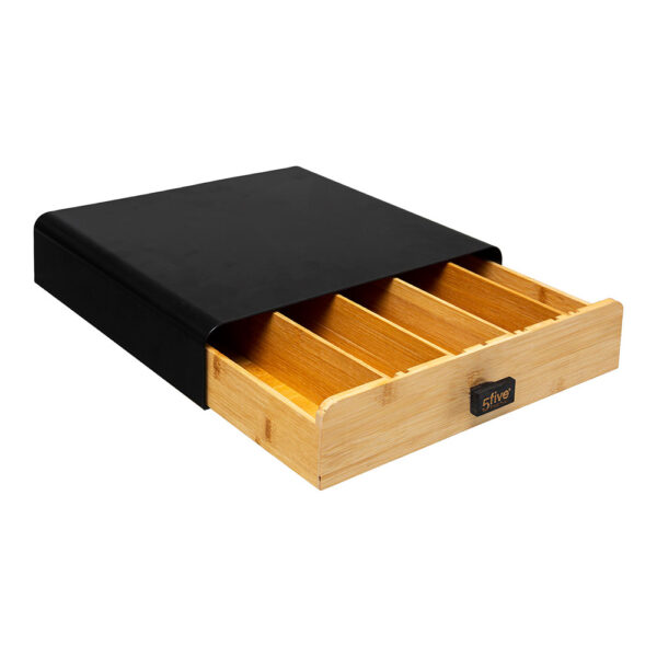 CAJA DE ALMACENAMIENTO DE TODO TIPO DE CAPSULAS COLECCION 'NOIR KITCHEN'