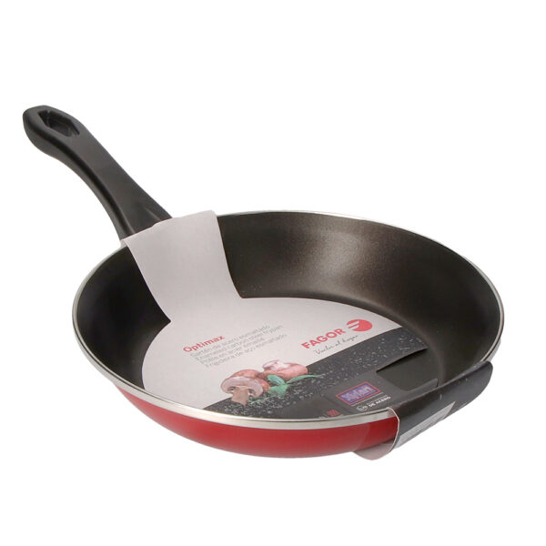 SARTEN OPTIMAX Ø30cm ROJA ACERO AISI 430 FAGOR - Imagen 3