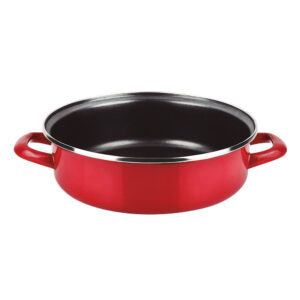 TARTERA OPTIMAX Ø24cm ROJA ACERO ESMALTADO AISI 430 FAGOR