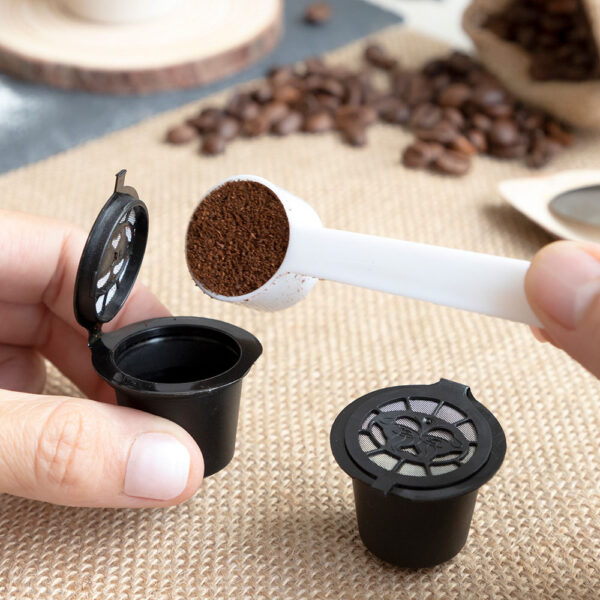 SET DE 3 CÁPSULAS DE CAFÉ REUTILIZABLES RECOFF INNOVAGOODS - Imagen 4